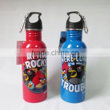 stainless steel sports cool water bottle with stainless steel lid sport water bottle