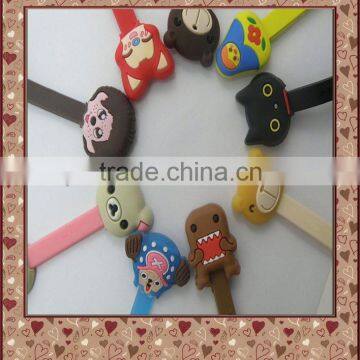 customized cute and funny custom sales promotion gift earphone clip