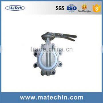 OEM Precision Sanitary Stainless Steel Pneumatic Actuator Butterfly Valve Dn10-200