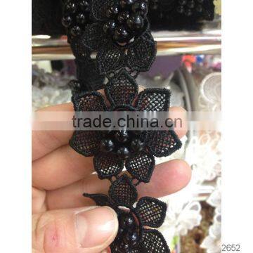 polyester chemical lace trimming for garment accessories