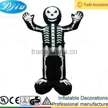 DJ-XT-63 Skeleton Inflatable partner Halloween Haunted Blow-up Skull Doll Toy