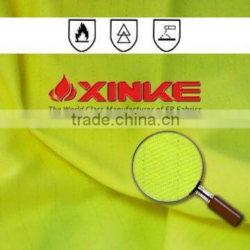 arc Flash high ATPV woven 20% polyester 80% cotton antistatic fireproof fabric twill