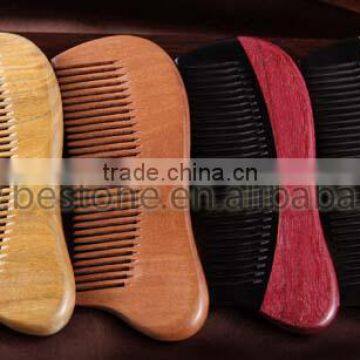 Personal Care Violet Wooden Beard OEM ox Horn Comb photo-2