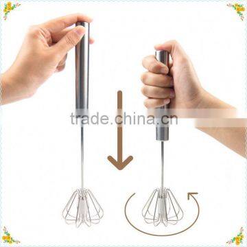 Electric Handle Beater Silicon Egg Beater / Egg Whisk Stainless Steel Egg Beater photo-3
