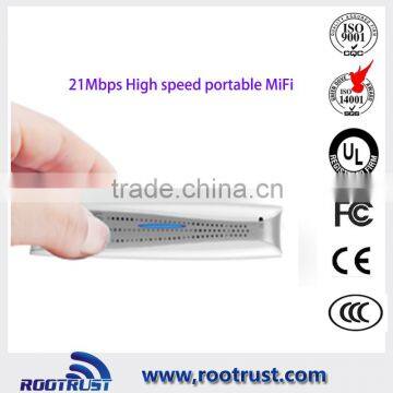 Portable wireless N router with battery & RJ45,sim card slot A16D