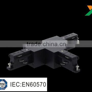Square 3 phase 4 pins T connector led track accessories