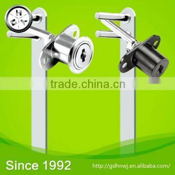 Advanced machine from Germany top quality zinc alloy+Iron chrome/Black plated furniture drawer locks(DL228)