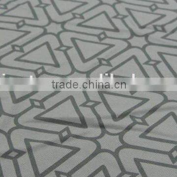 Grey Triangle Polyester Milk Fiber Spandex Print Lycra Fabric photo-4