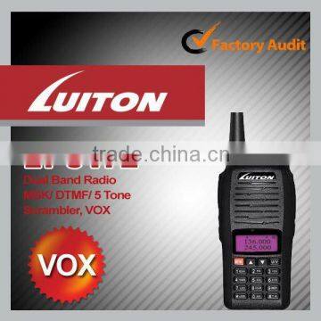 Dual Band Two Way Radio, LT-UVF2 Walkie Talkie With 2 Tone/5 Tone/scrambler