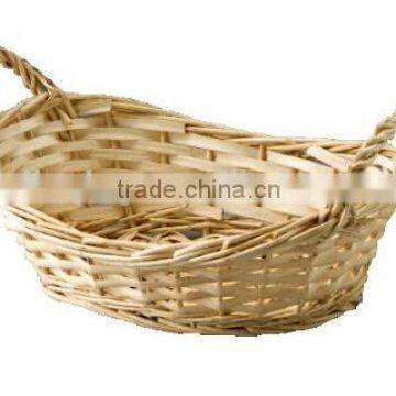 oval tray with ear-split willow-nature colour