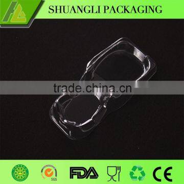 Clear transparent disposable plastic electronic blister tray