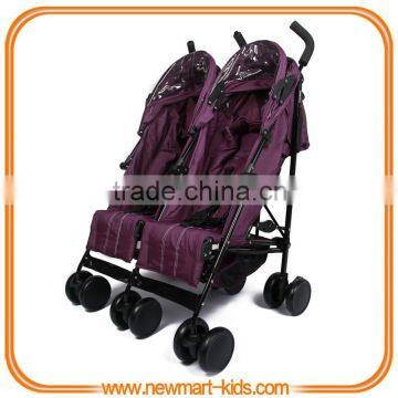 Side By Side Umbrella Stroller Kids Twins Toddler