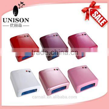 Chrismas hot sale 36w led lamp ccfl uv nail dryer with CE, uv nail lamp for nail salon