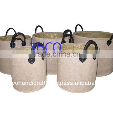 2015 New Product Palm Leaf Basket For Home Decoration And Furniture