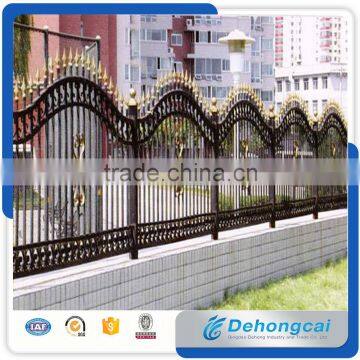 Hot Galvanized Durable Practical Residential Wholesale Wrought Iron Fence