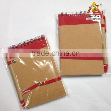 Craft Paper Notebook With Pen photo-2