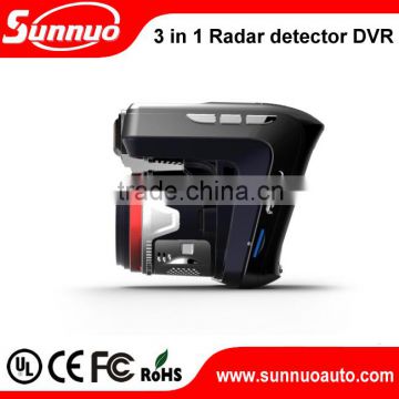 Professional Russian announced fhd 1080p car radar detector with gps and strelka