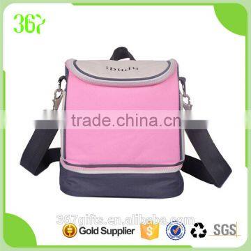 Promotional Shoulder Double Layer Bag Breast Milk Ice Cooler Bag