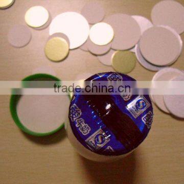 glass cap seal wad for yogurt