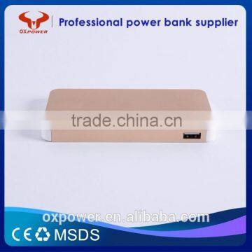 2016 Professional Factory Hot Sell High Capacity Fast Charging Portable Power Bank 8000mAh