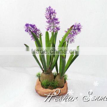 garden decoration artificial Hyacinth fake flower bonsai landscaping flower bonsai narcissus