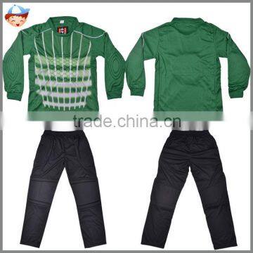 china cheap goalie tracksuit,custom footbal goalkeer jersey,kids goalie jersey soccer