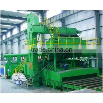 Steel plate steel shot blasting machine