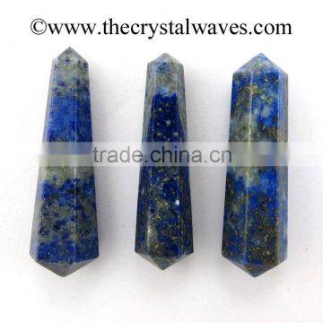 Lapis Lazuli Double Terminated Pencil vogel wands Khambhat Gujarat India