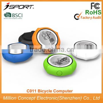 wireless bicycle computer waterproof large LCD display shows speed distance calorie time