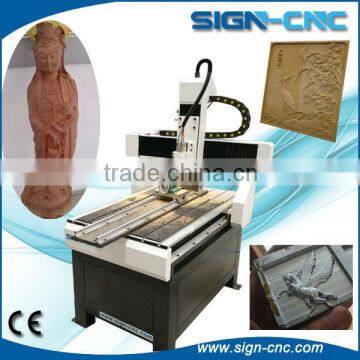 3d cnc router 6090 /4 axis cnc router engraver machine with rotary