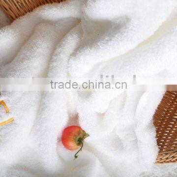 High quality white cotton bath towel for hotel