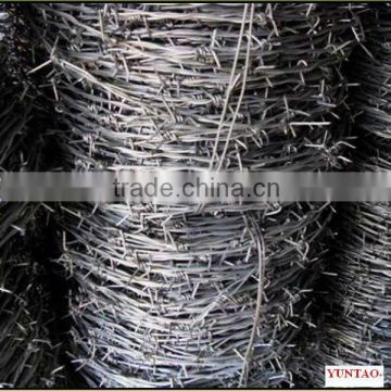 PROMOTION 2.0mm 50kg roll Galvanized Barbed Iron Wire