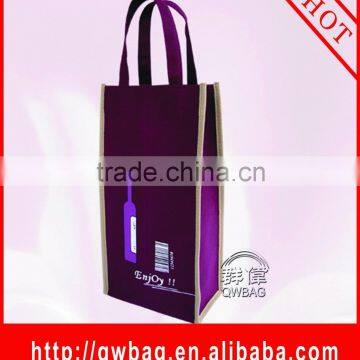 Eco-friendly wine bag non woven fabric bag with custom logo