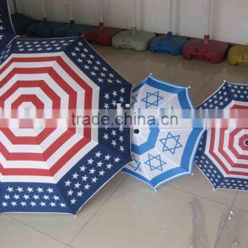 190T polyester with heat-transfer printing coated umbrella