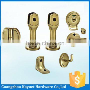 Professional Wholesale Zinc Alloy Toilet Partition Hardware Accessories