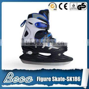 New arrival china shoes wholesales stitching toe 4 size adjustable ice skate shoes