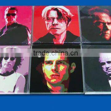 popular movie stars Portrait painting on canvas