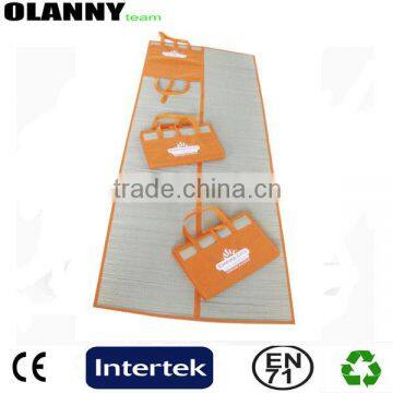 outdoor sport professional in bulk manufacturer good quality orange rolling beach mat beach mat