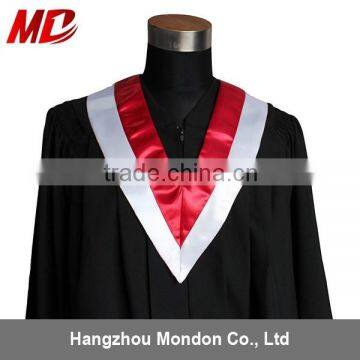 Bicolor Graduation V-Stole