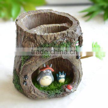 Resin Totoro Pen Holder Cartoon Stump Pen Holder