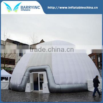 Inflatable marquee tent, giant outdoor inflatable dome tent with door