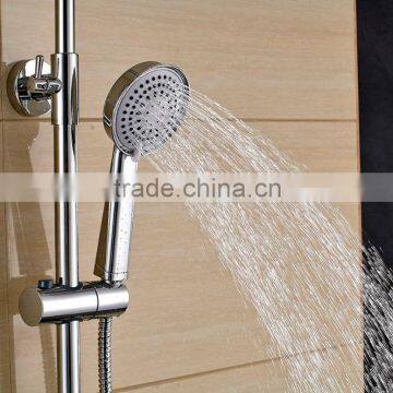 Wall mounted bath shower set with shower head