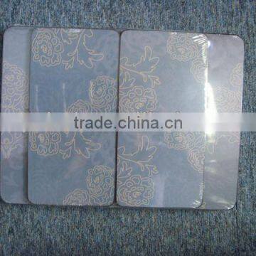 wooden placemats and coasters set 4 large and 4 small