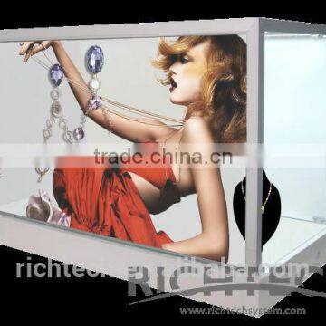 Richtech Transparent LCD Glass Display Cabinet With Video Advertising photo-5