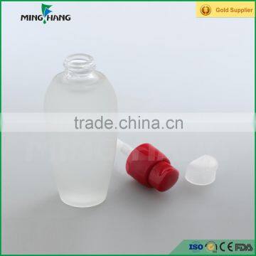 Custom made glass cosmetic bottle empty glass lotion bottle with lid for sale                        
                                                                                Supplier's Choice