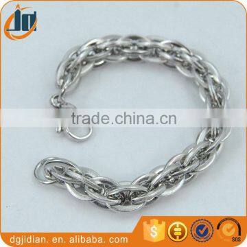 Stainless Steel Cuban Link Bracelets Bangles Gold Plated Customize Bracelets photo-3