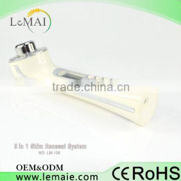 Painless Multi Functional Beauty Equipment 5 In 1 Anti-aging Facial Wrinkle Removal Ultrasonic Cleaner Facial Cleansing Brush Ultrasonic Cleaner No Pain photo-6