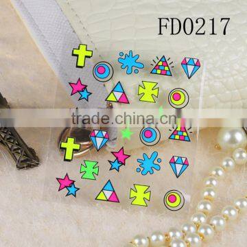 New product 2016 Water Transfer Finger Nail Decals