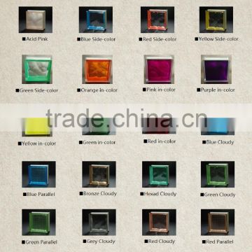 Chinese supplier colored glass block