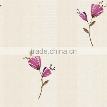 M-1505 Special flower design living room washable vinyl wallpaper